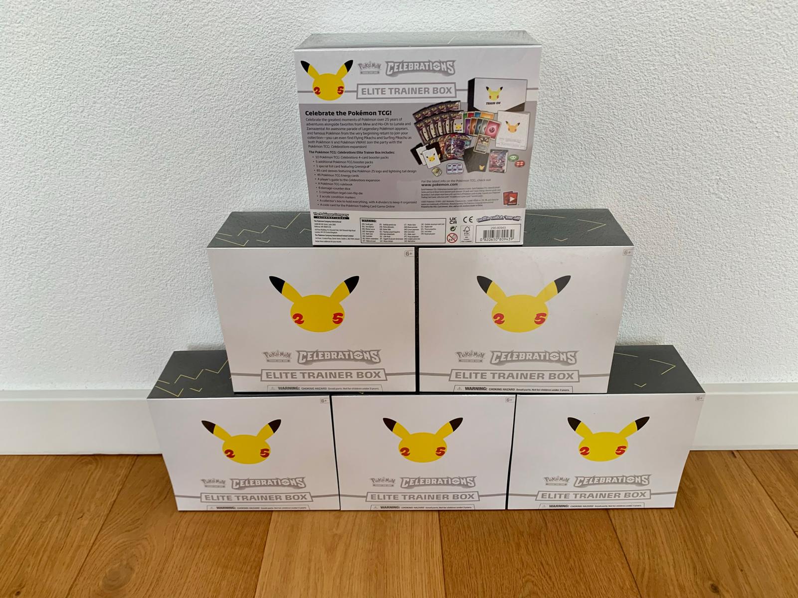 Pokémon TCG Celebrations Elite Trainer Box 25 Jaar Jubileum ETB