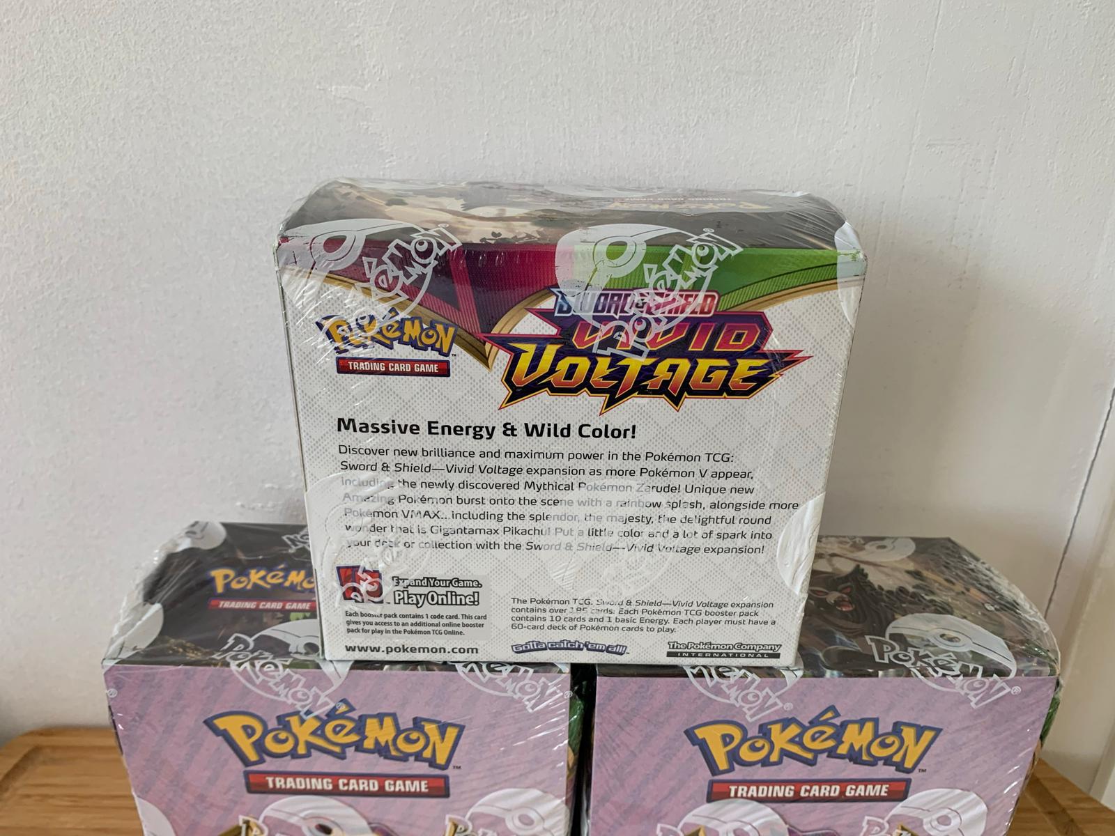 Pokémon Vivid Voltage Booster Box Sealed English Sword & Shield
